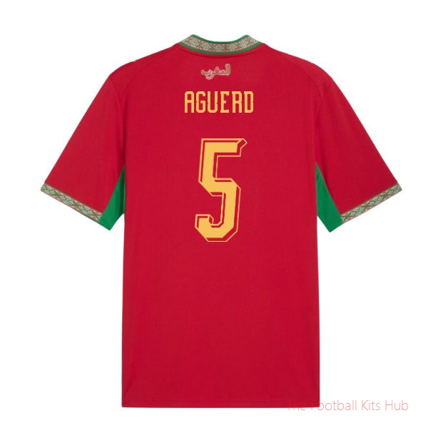 2026/27 Morocco Home Shirt (Aguerd 5)