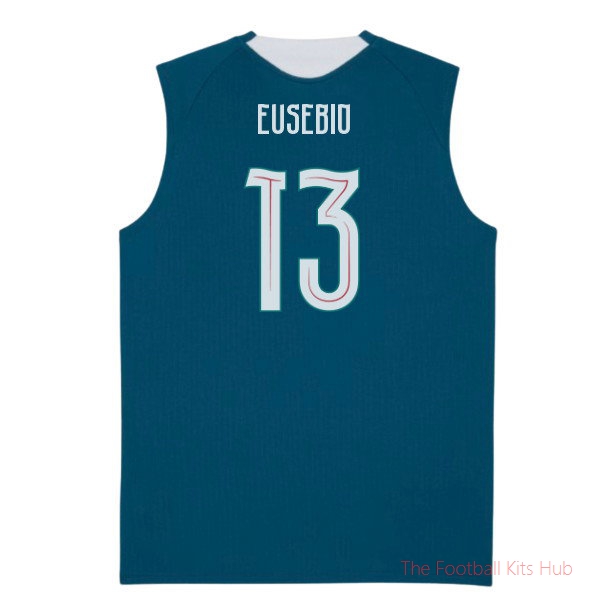 2026/27 Portugal Sleeveless Training Jersey (Ocean Tropic) (Eusebio 13)