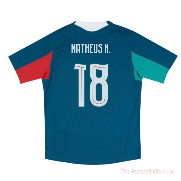 2026/27 Portugal Training Jersey Pro (Ocean Tropic) (Matheus N. 18)