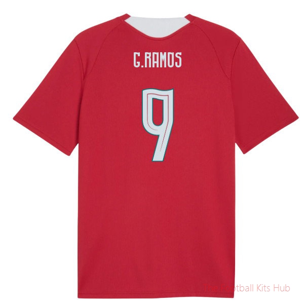 2026/27 Portugal Training Jersey (Red) (G.Ramos 9)