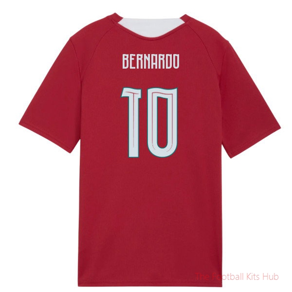 2026/27 Portugal Training Jersey (Red) - Kids (Bernardo 10)