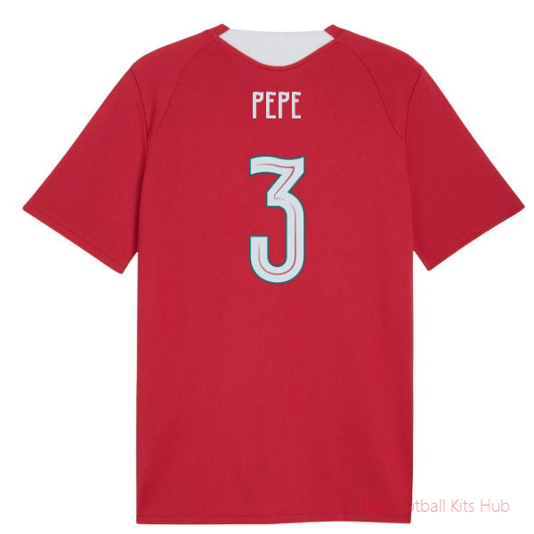 2026/27 Portugal Training Jersey (Red) (Pepe 3)