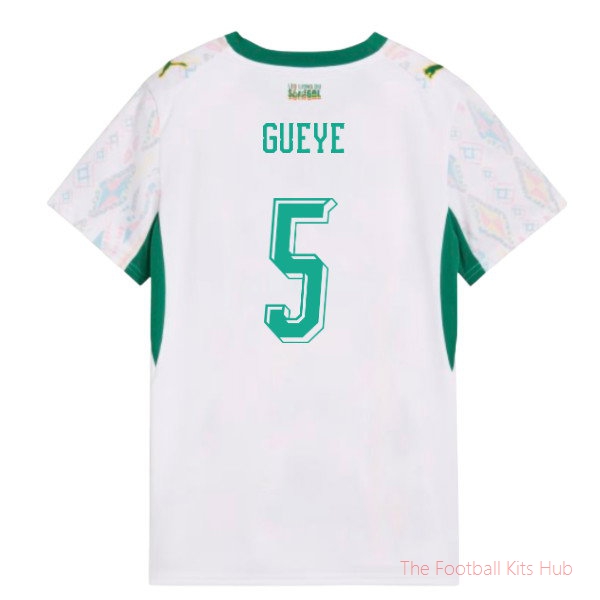 2026/27 Senegal Home Shirt (Womens) (Gueye 5)