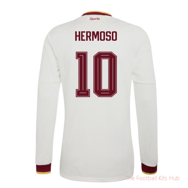 2026/27 Spain Authentic Long Sleeves Away Shirt (Hermoso 10)