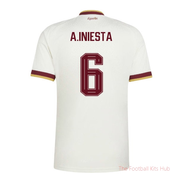 2026/27 Spain Away Shirt (A.Iniesta 6)