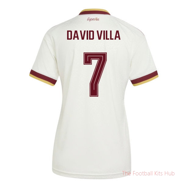 2026/27 Spain Away Shirt (Womens) (David Villa 7)