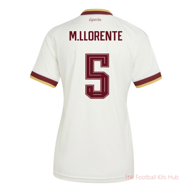 2026/27 Spain Away Shirt (Womens) (M.Llorente 5)