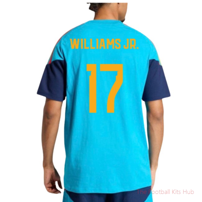 2026/27 Spain Training Tee (Bold Aqua) (Williams Jr. 17)