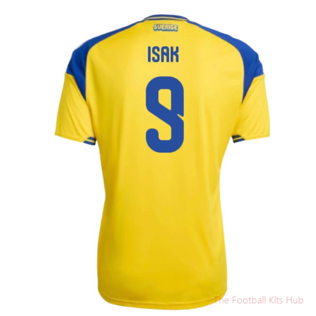 2026/27 Sweden Home Shirt (Isak 9)