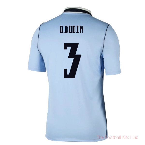 2026/27 Uruguay Home Shirt (D.Godin 3)
