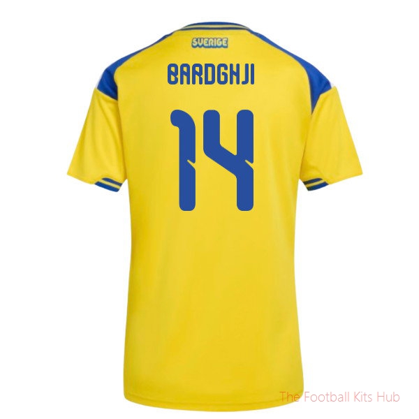 2026/27 Sweden Home Shirt (Womens) (Bardghji 14)