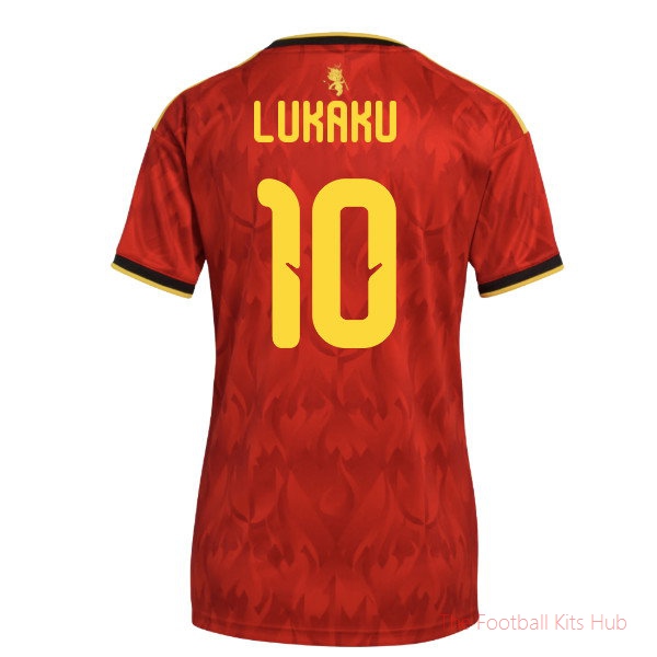 2026/27 Belgium Home Shirt (Womens) (Lukaku 10)