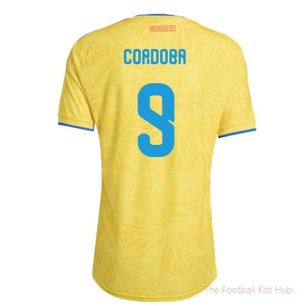 2026/27 Colombia Authentic Home Shirt (Cordoba 9)