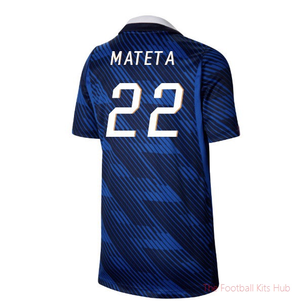 2026/27 France Home Shirt (Kids) (Mateta 22)