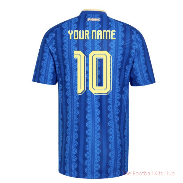 2026/27 Sweden Authentic Away Shirt (Your Name)