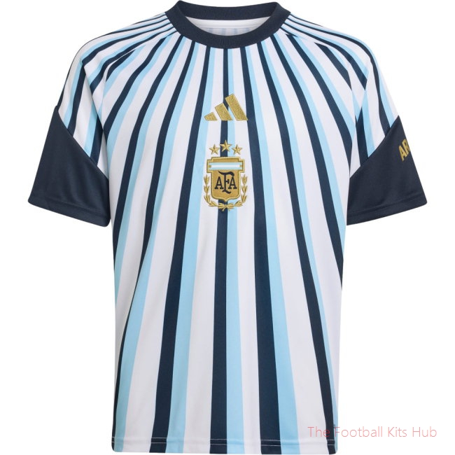 2026/27 Argentina Home Pre-Match Shirt White - Kids