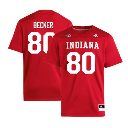 Indiana Hoosiers Charlie Becker Stitch Crimson #80 Men Apparel-ProGear Kits