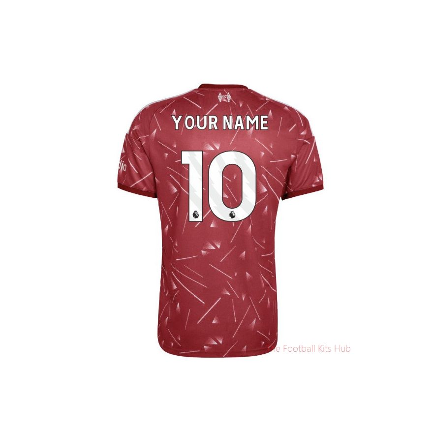 Liverpool's 2026/27 home shirt in all red, front view, beside the match report of their 3-0 home defeat - ProGear Kits