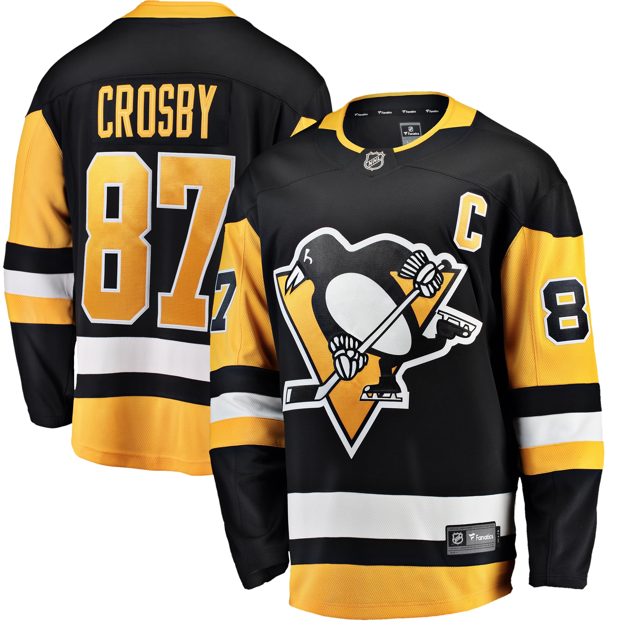 Sidney Crosby #87 Pittsburgh Penguins Home NHL Jersey - Black | ProGear Kits