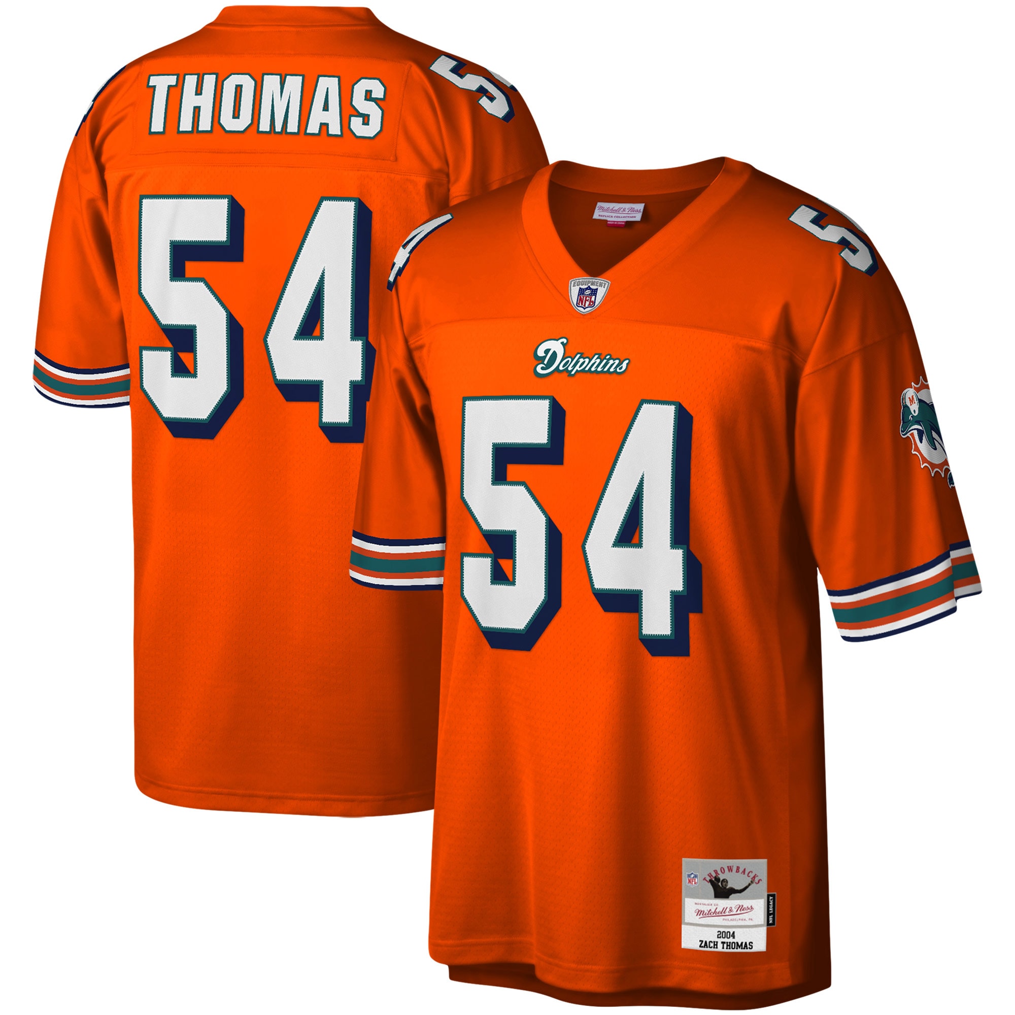 Zach Thomas Miami Dolphins NFL Jersey - Orange | ProGear Kits