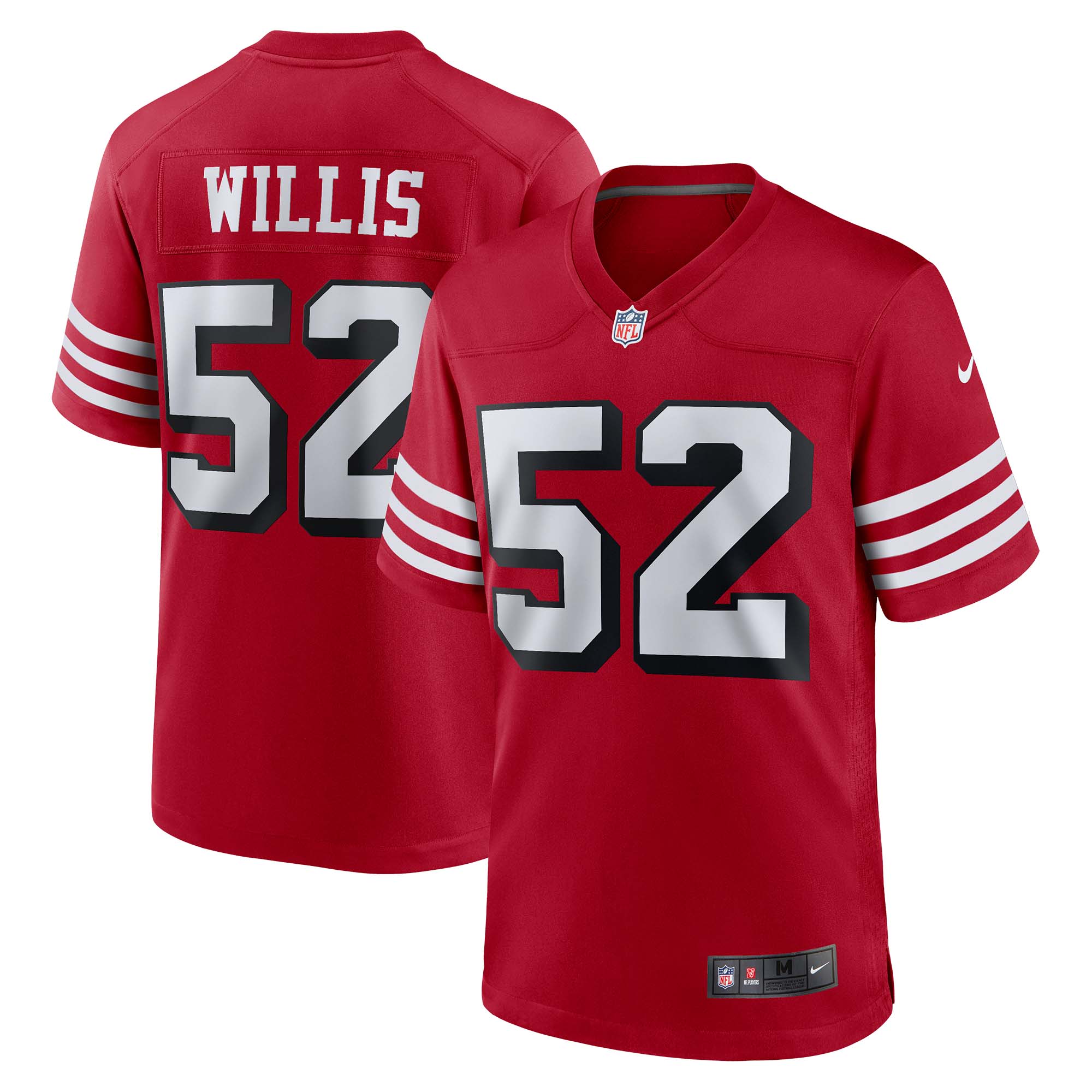 Patrick Willis San Francisco 49ers Alternate NFL Jersey - Scarlet | ProGear Kits