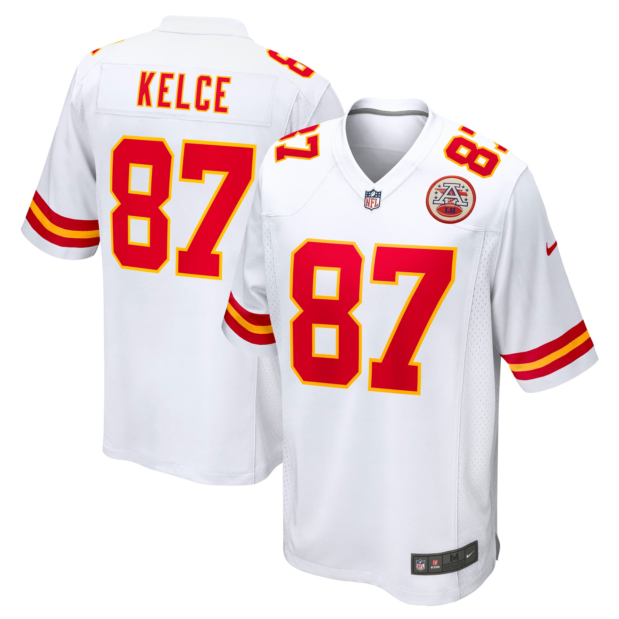 Travis Kelce #87 Kansas City Chiefs NFL Jersey - White | ProGear Kits