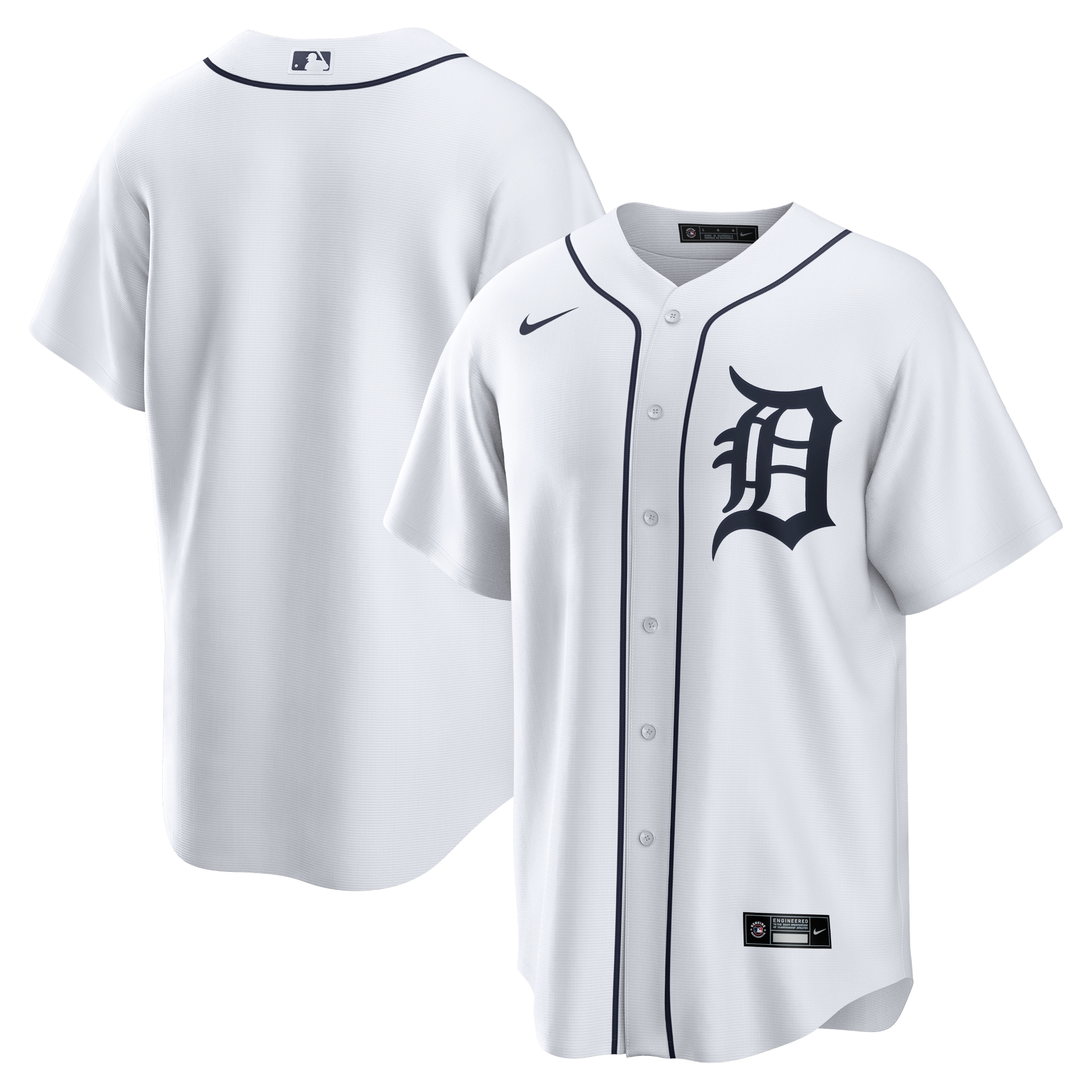 Women's Detroit Tigers Home Replica Team Jersey - White | ProGear Kits