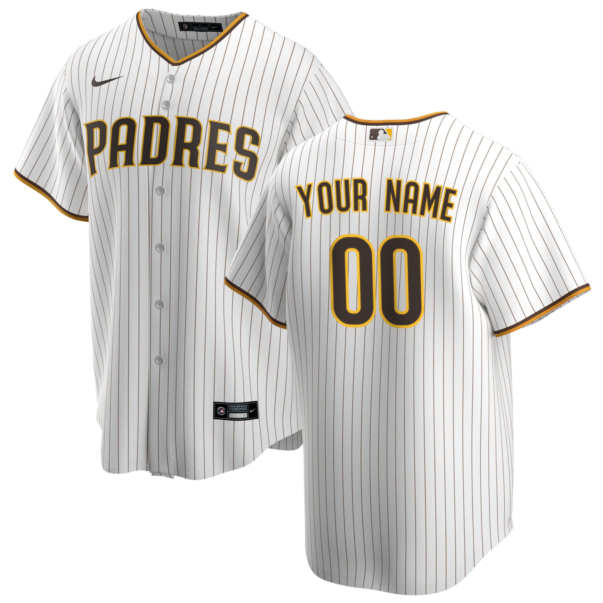 San Diego Padres Home MLB Jersey - White | ProGear Kits