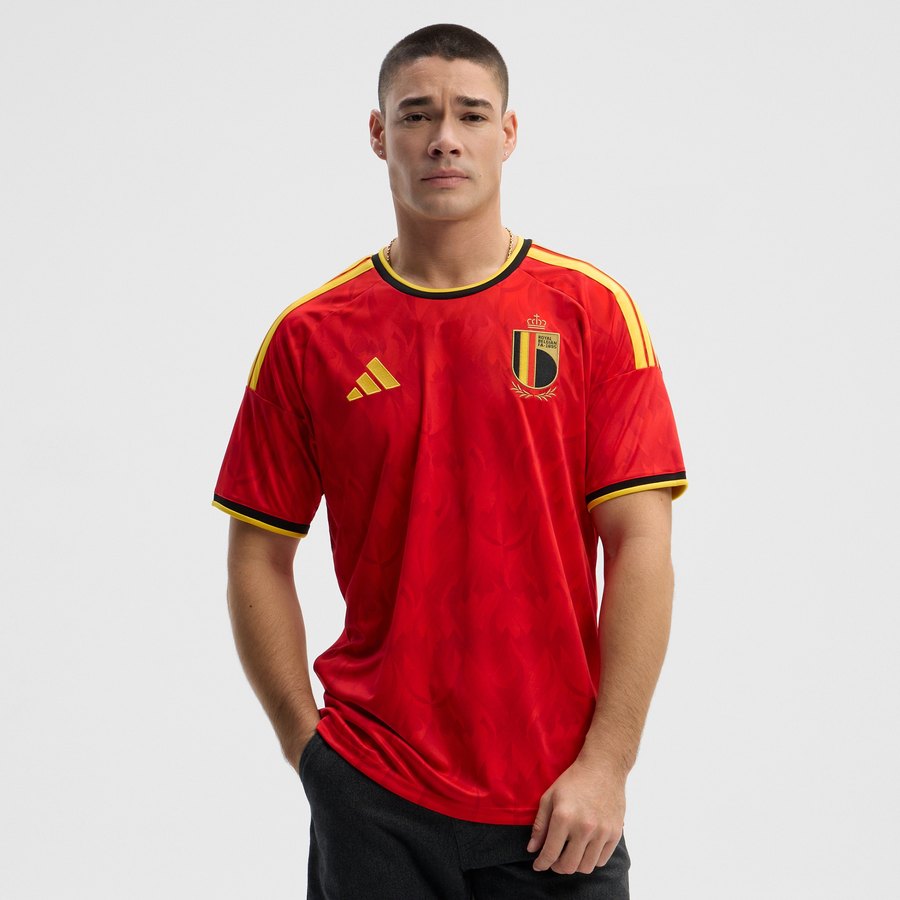 Belgium 2026 red home replica football shirt