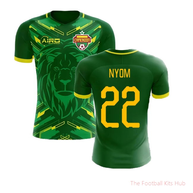 2025/26 Cameroon Home Football Shirt (Nyom 22) - Kids