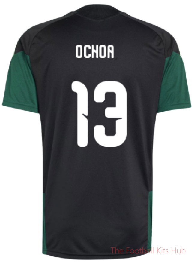 2026/27 Mexico Training Jersey (Black) (Ochoa 13)