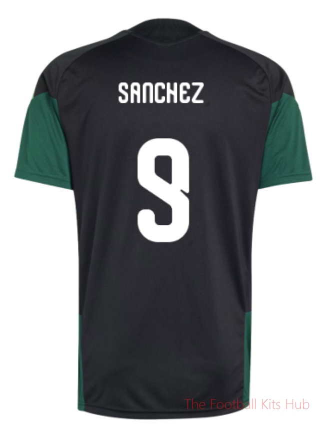 2026/27 Mexico Training Jersey (Black) (Sanchez 9)