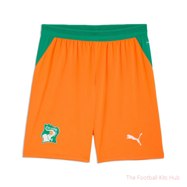 2026/27 Ivory Coast Home Shorts (Orange)