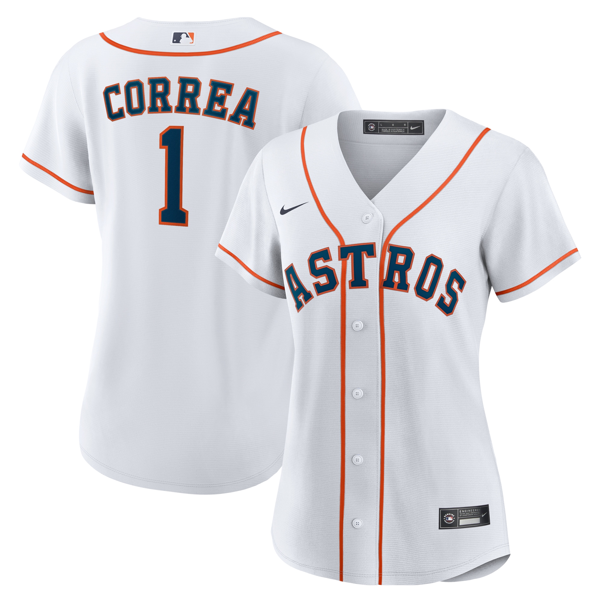 Youth Carlos Correa Houston Astros Women's Home Replica Jersey - White | ProGear Kits