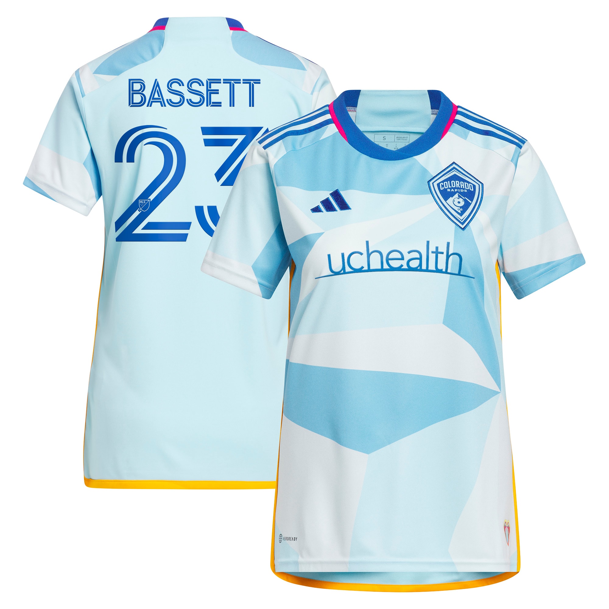 Youth Cole Bassett Colorado Rapids Women's 2023 New Day Kit Replica Jersey - Light Blue | ProGear Kits