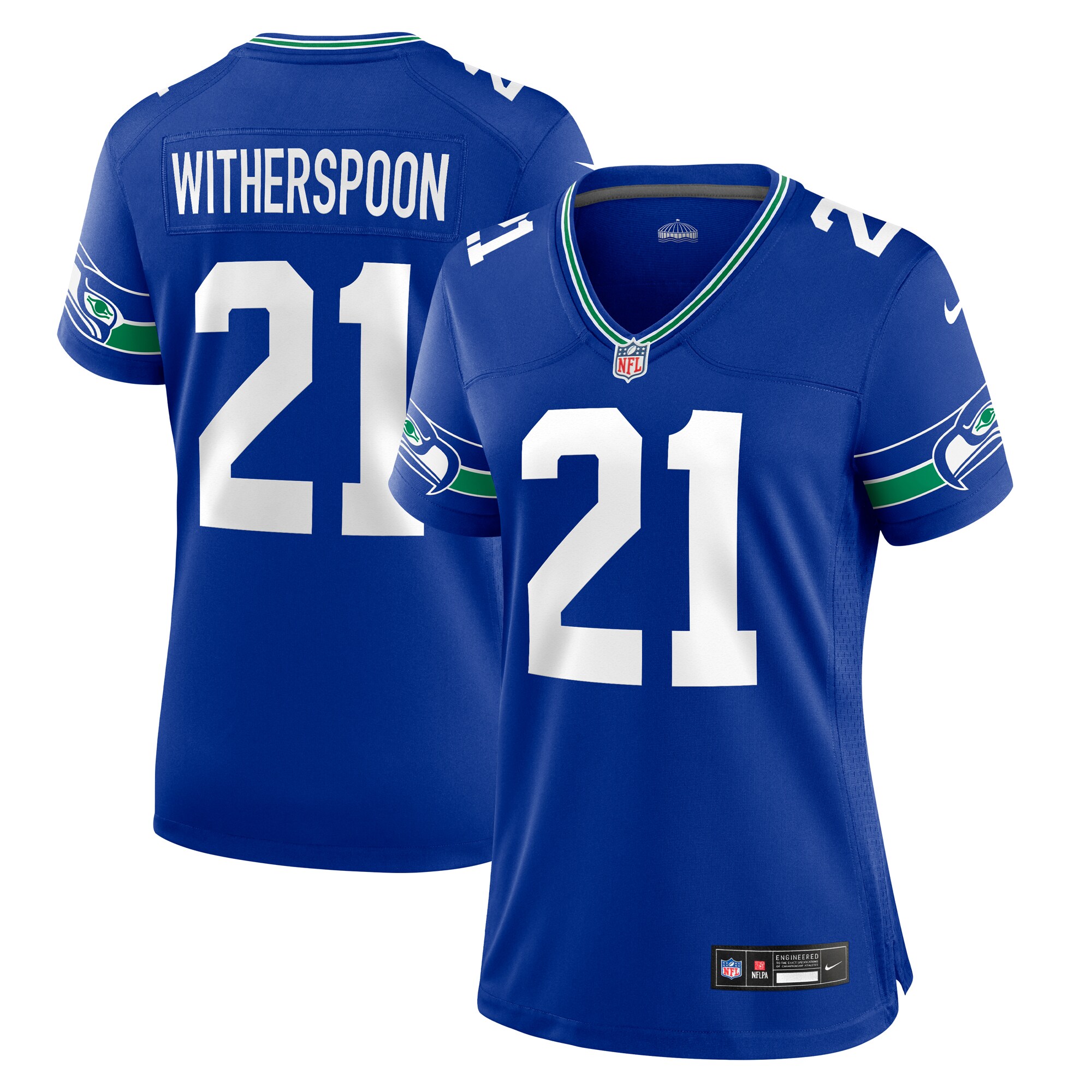 Youth Devon Witherspoon Seattle Seahawks Women's Throwback Player Game Jersey - Royal | ProGear Kits
