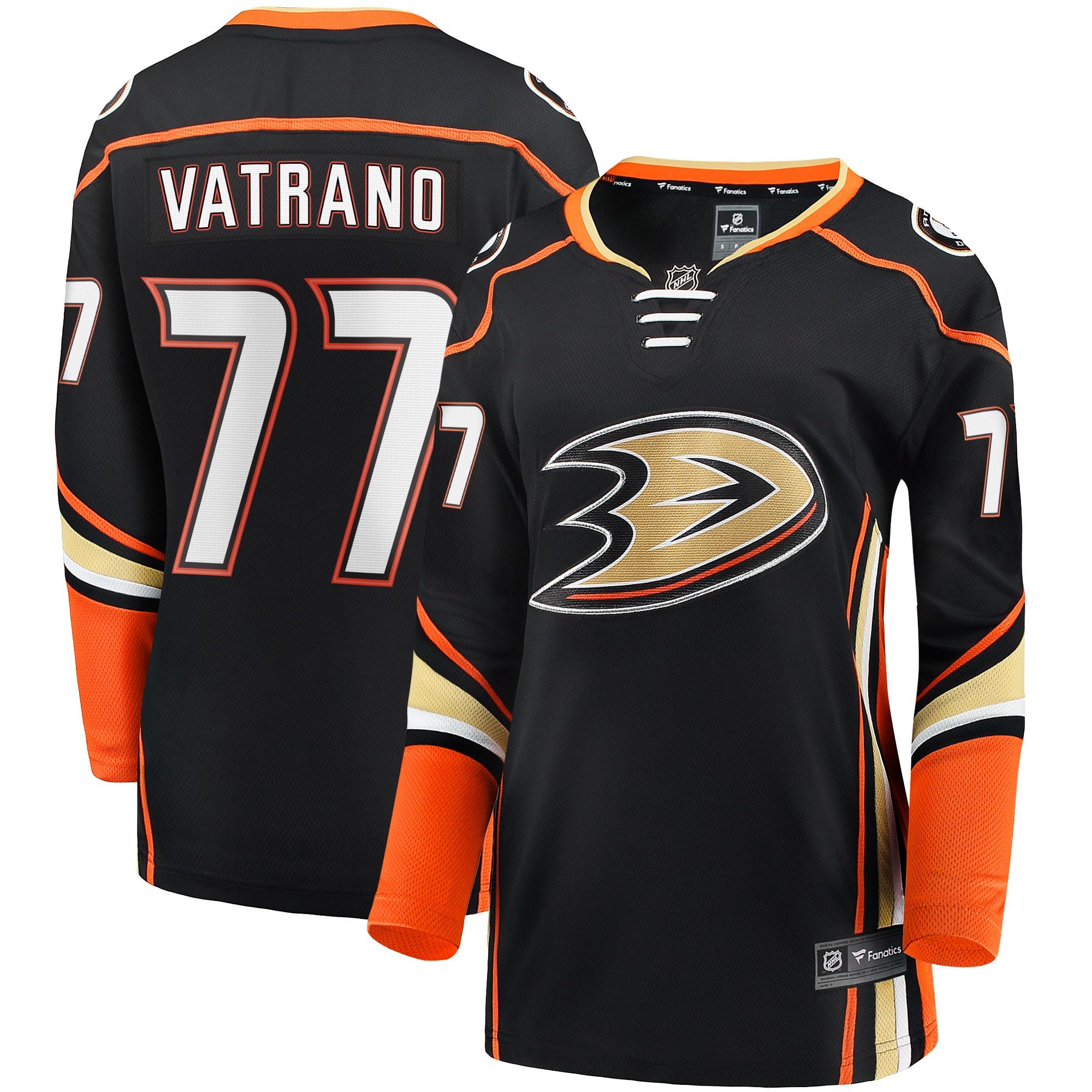 Frank Vatrano Anaheim Ducks Home NHL Jersey - Black | ProGear Kits