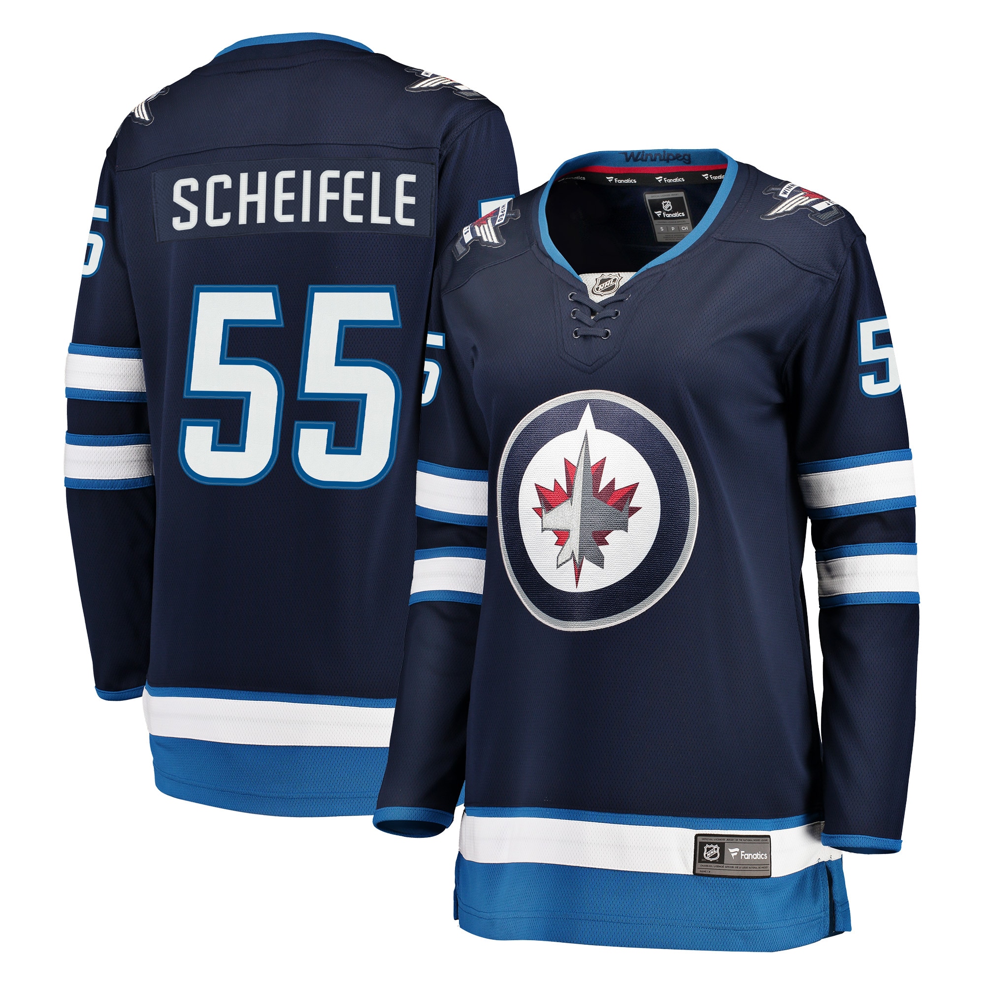 Youth Mark Scheifele Winnipeg Jets Women's Breakaway Player Jersey - Navy | ProGear Kits
