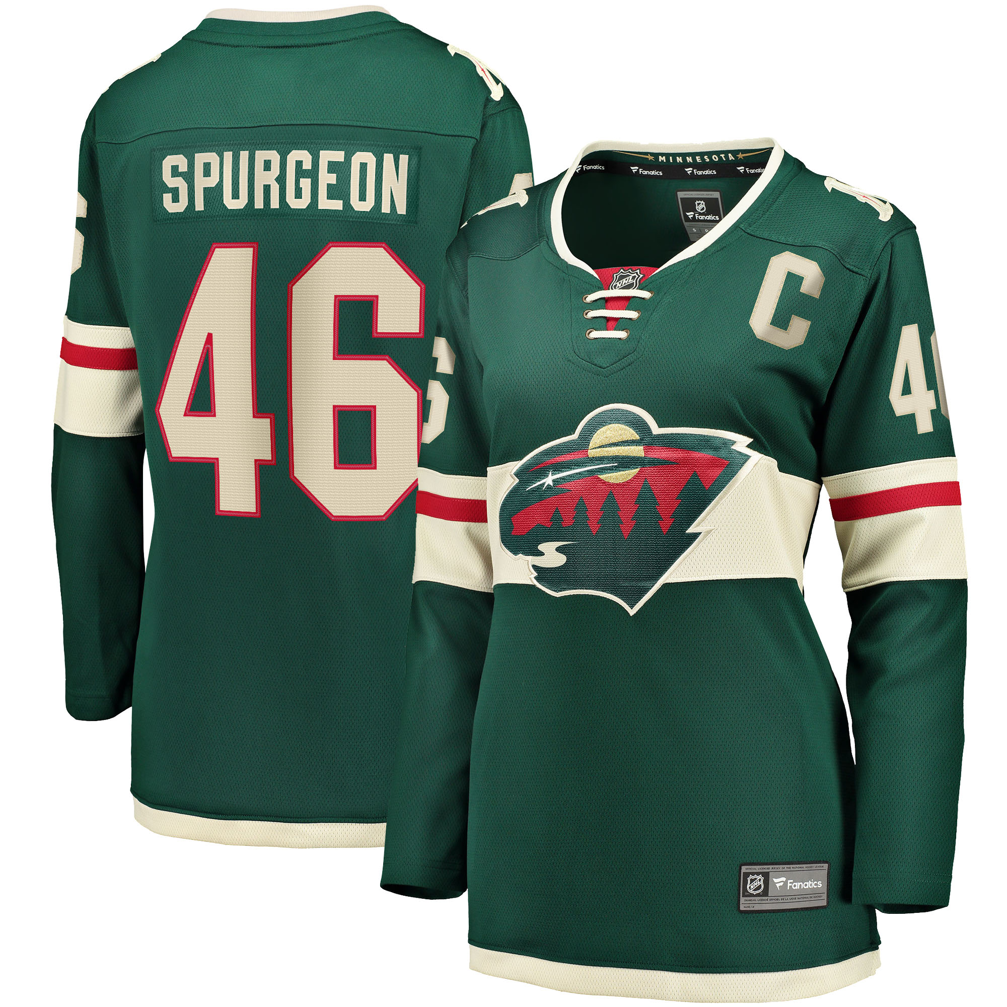 Jared Spurgeon Minnesota Wild Home NHL Jersey - Green | ProGear Kits
