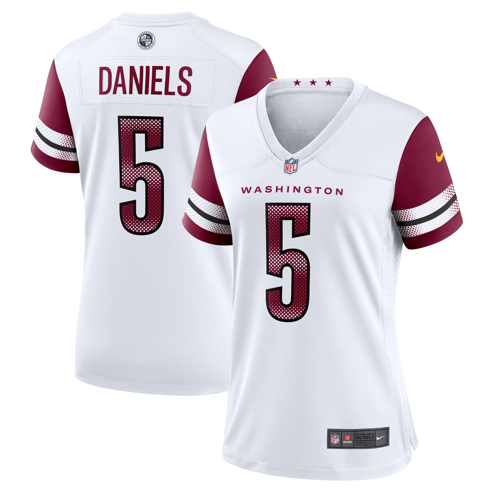 Jayden Daniels Washington Commanders NFL Jersey - White | ProGear Kits