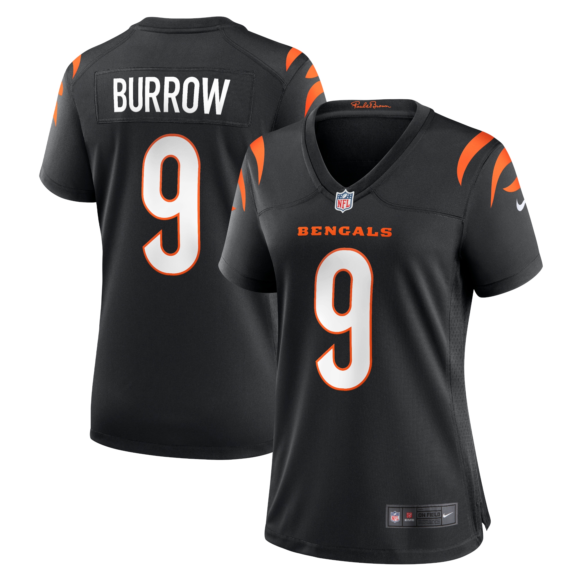 Joe Burrow #9 Cincinnati Bengals NFL Jersey - Black | ProGear Kits