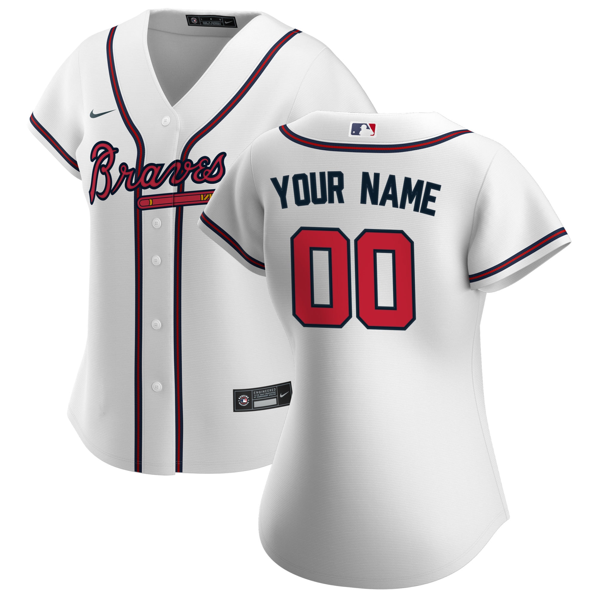 Atlanta Braves Home MLB Jersey - White | ProGear Kits