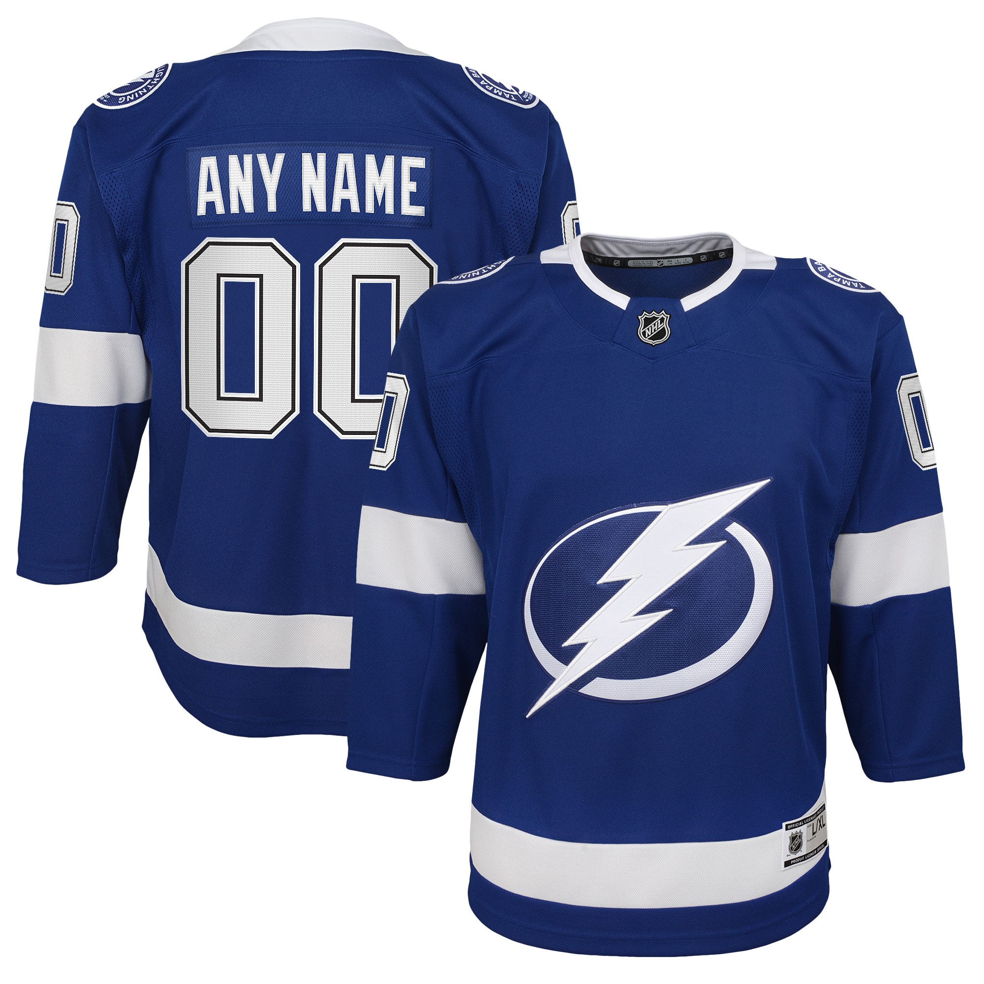 Tampa Bay Lightning Home Custom Premier Jersey - Blue | ProGear Kits