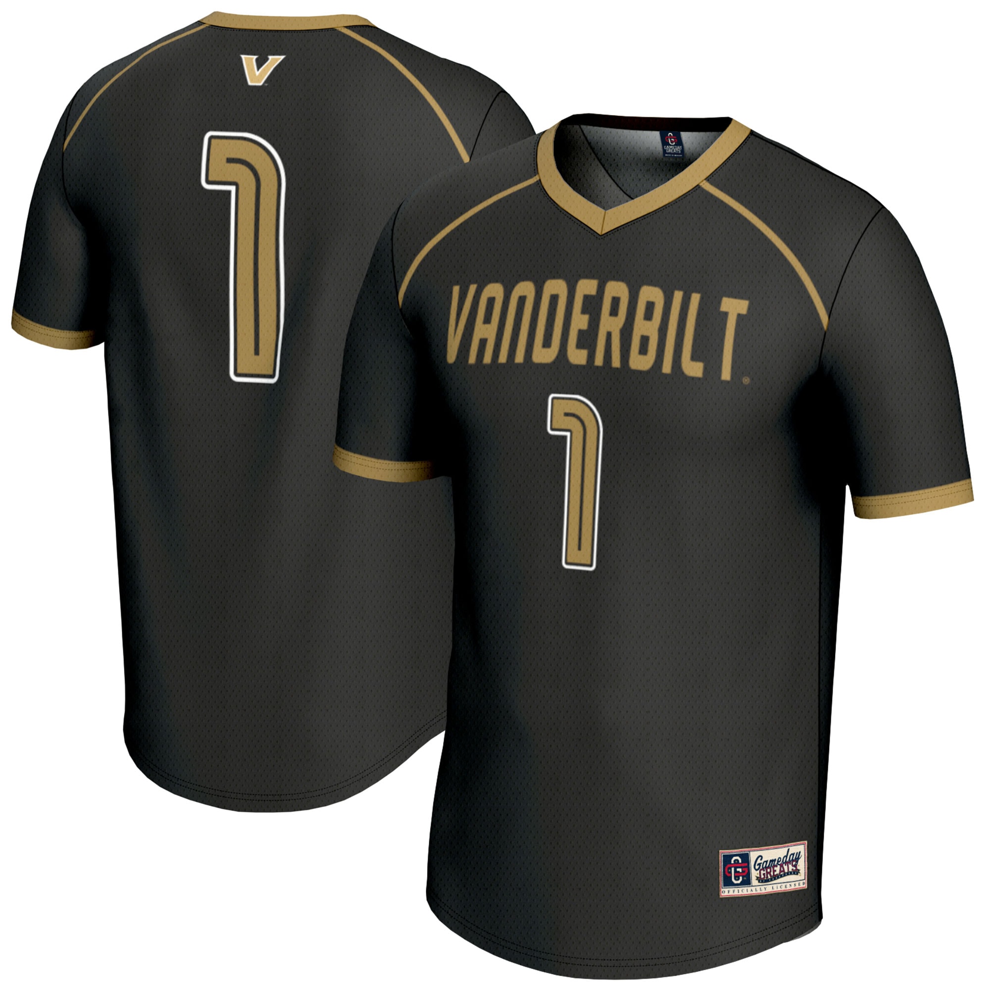 Vanderbilt Commodores Jersey - Black | ProGear Kits