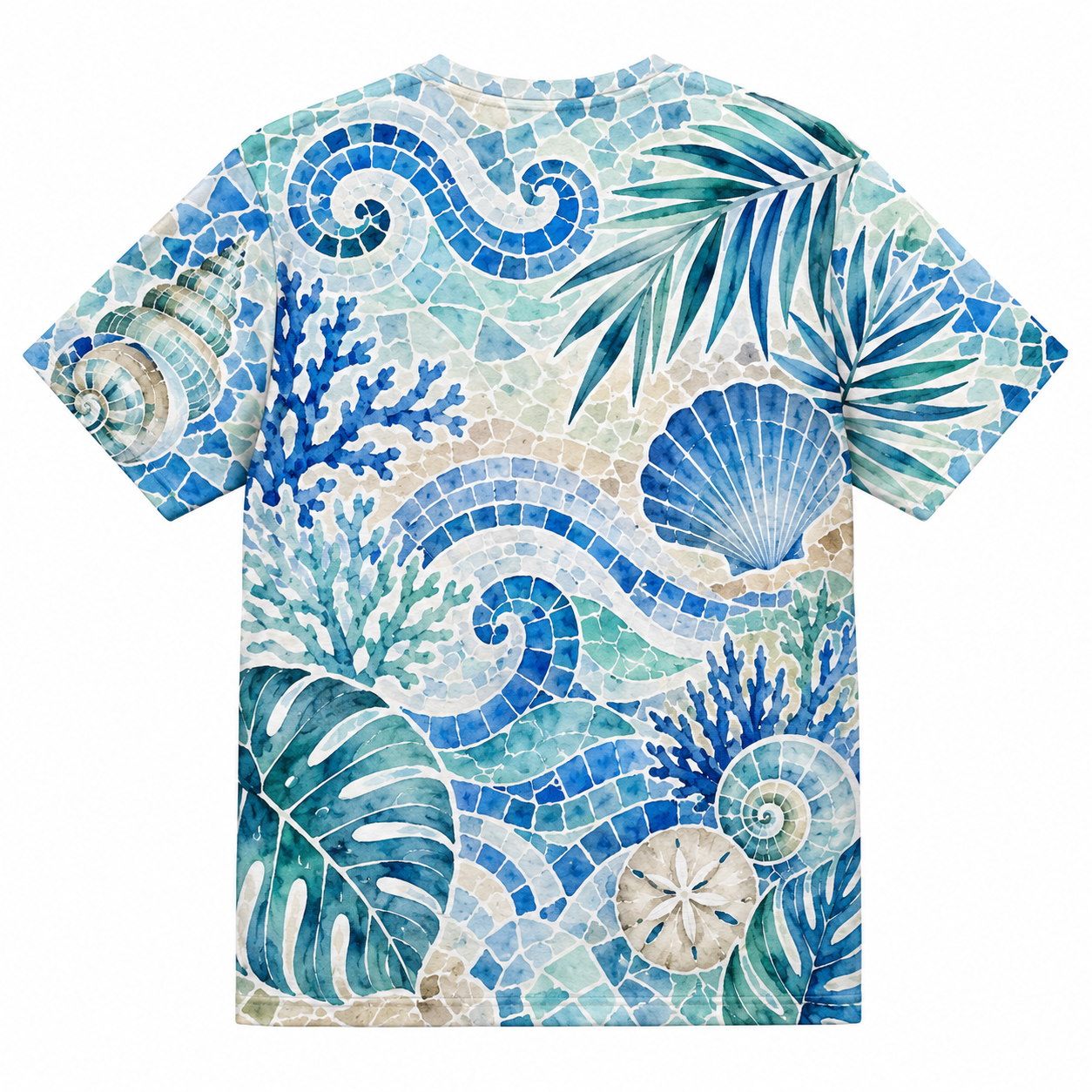 Men's Vintage Tropical Beach Resort Short Sleeve T-Shirt -15