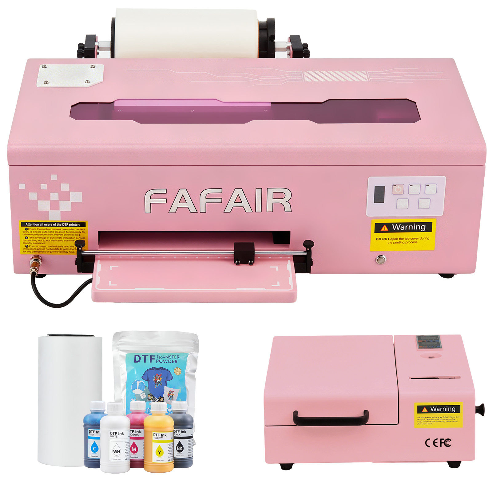 G5A4 L805 DTF Printer, Auto-Cleaning Transfer Machine with White Ink Mixing | Easy to Maintain DTF Printer Machine with Anti-Clogging & Auto-Cleaning, High Precision Printing for Small Business T-Shirts 
