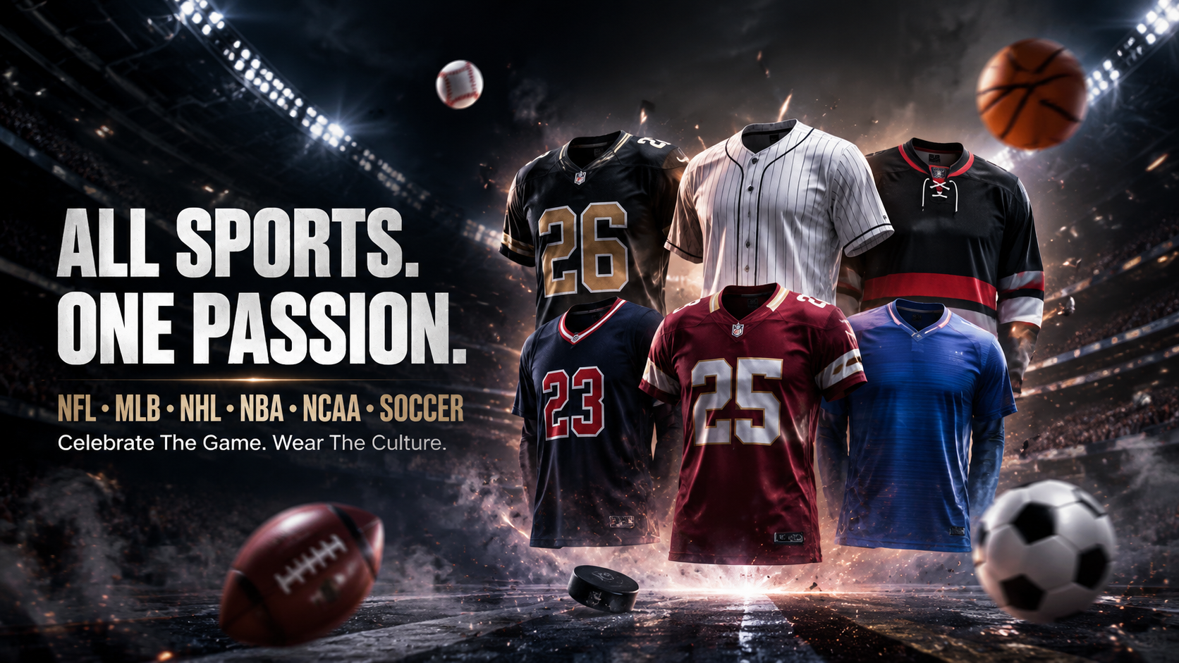 All Sports Jerseys Hub | Soccer,NFL,NBA,MLB,NHL,NCAA Fan Gear