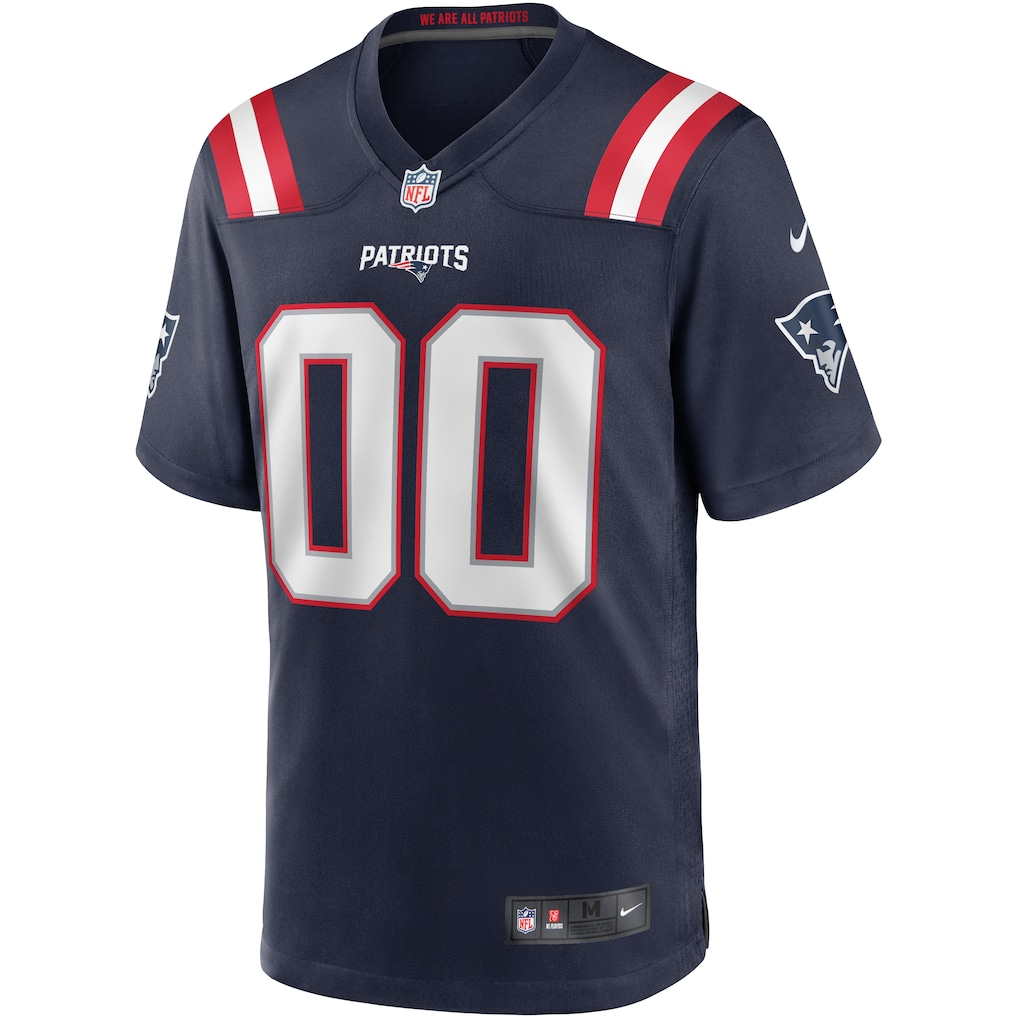 Custom Patriots Game Home Men Jersey - Navy Blue NFL Football Shirt