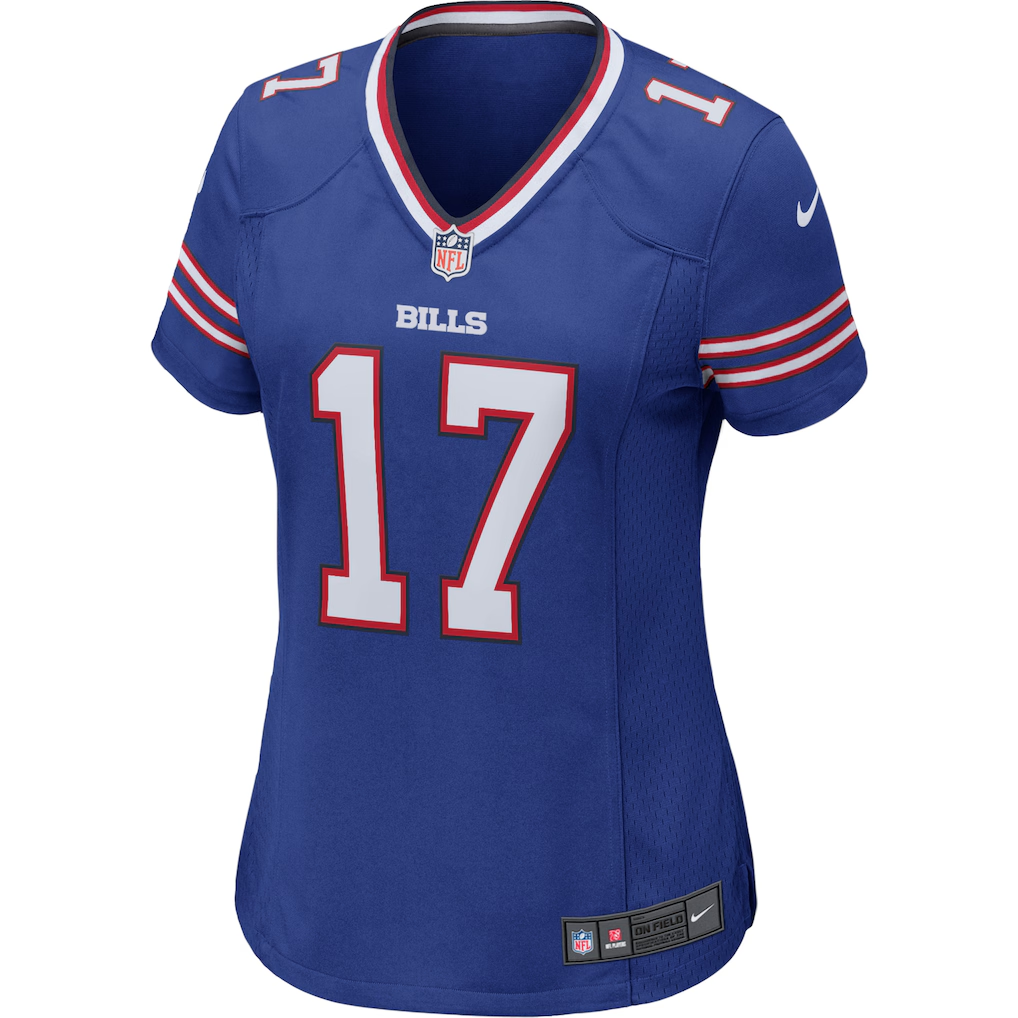 Buffalo Bills Josh Allen Royal Blue Team Game Jersey | Lightweight Fan Gear
