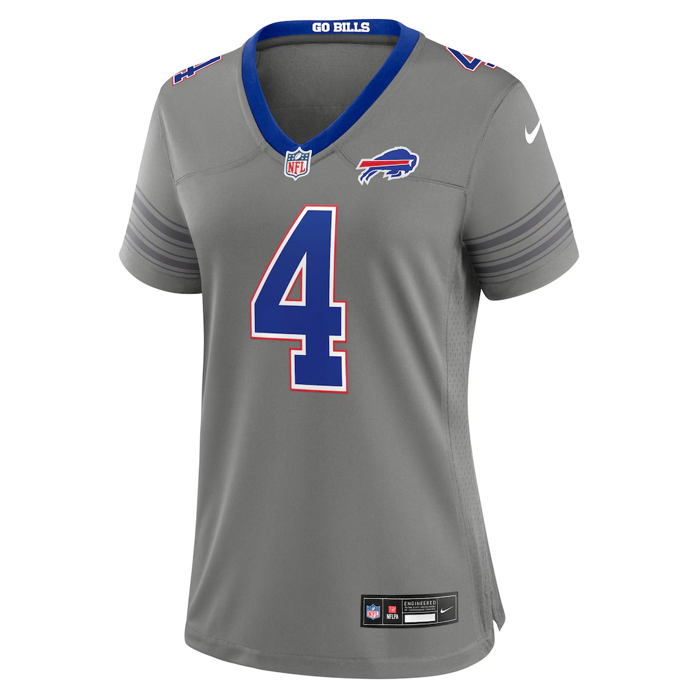 Buffalo Bills James Cook III Gray Nickel City Limited Jersey | Stitched Pro-Fit Gear